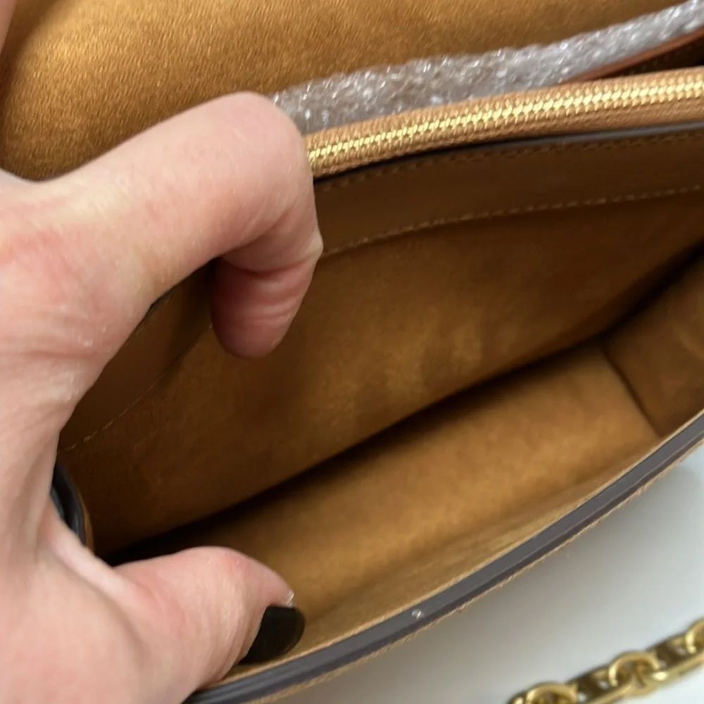 Coach vintage khaki Multi color crossbody purse new with tag - Picture 6 of 13